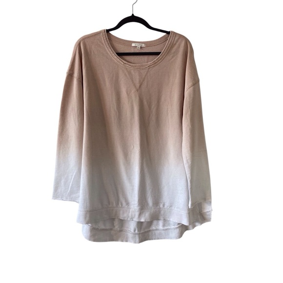 Z SUPPLY Ombre Weekender Pullover L Oversized Cozy - Picture 4 of 7